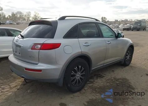 2004 Infiniti Fx35 from USA, damaged, VIN JNRAS08W64X214222